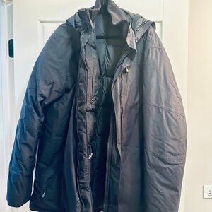 MOUNTAIN HARDWEAR - MEN'S DOWN PARKA - XL BLACK